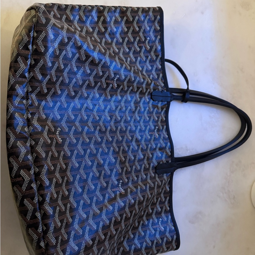 Goyard Black and Brown Patterned Tote - Picture 6 of 9